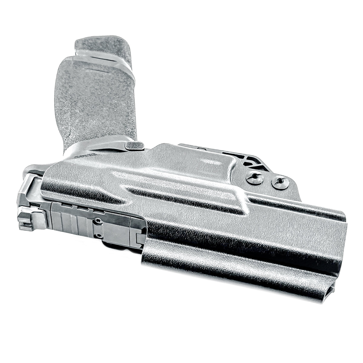 For the best Kydex IWB Inside Waistband Holster for the Springfield Armory Echelon shop Four Brothers 4BROS Holsters. Fits most Red Dot Sights. Made in USA