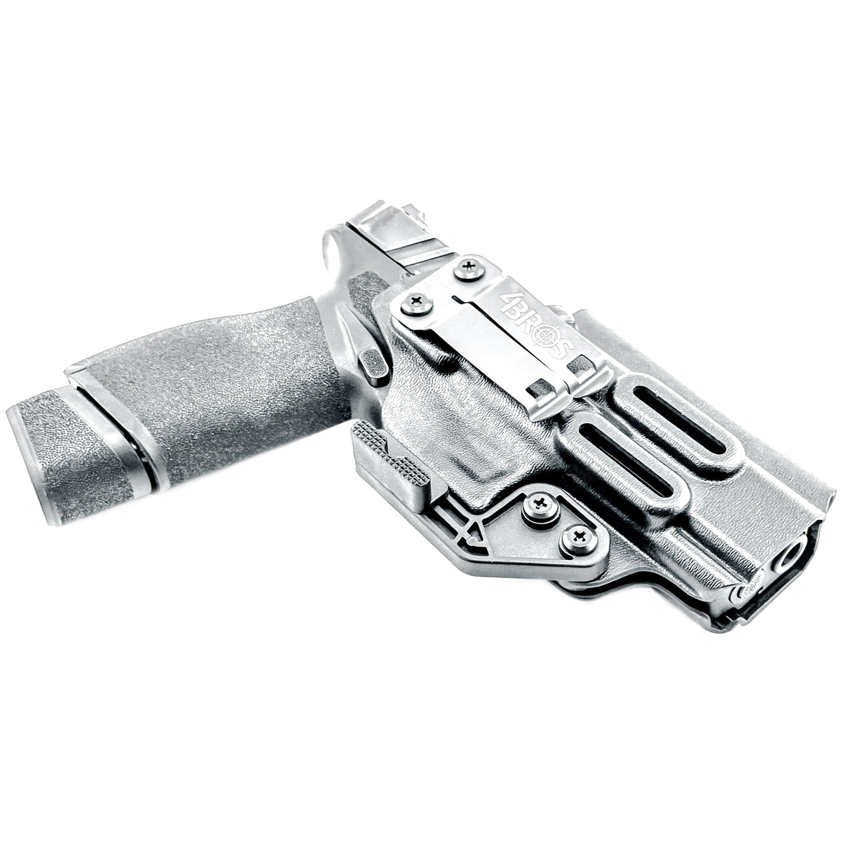 For the best Kydex IWB Inside Waistband Holster for the Springfield Armory Echelon shop Four Brothers 4BROS Holsters. Fits most Red Dot Sights. Made in USA