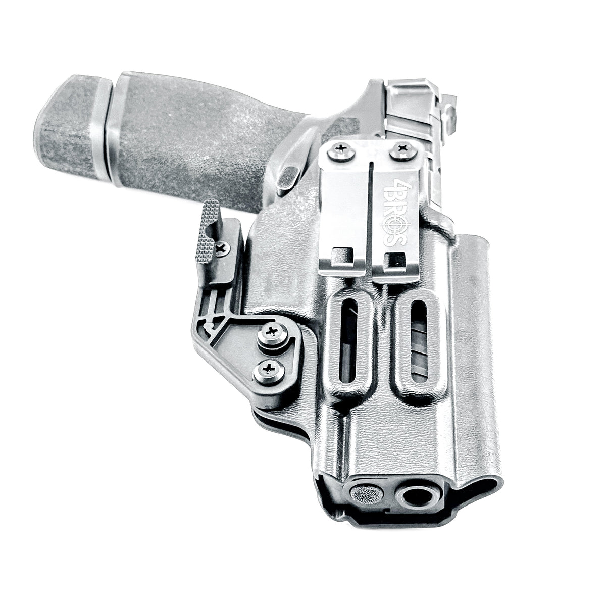 For the best Kydex IWB Inside Waistband Holster for the Springfield Armory Echelon shop Four Brothers 4BROS Holsters. Fits most Red Dot Sights. Made in USA