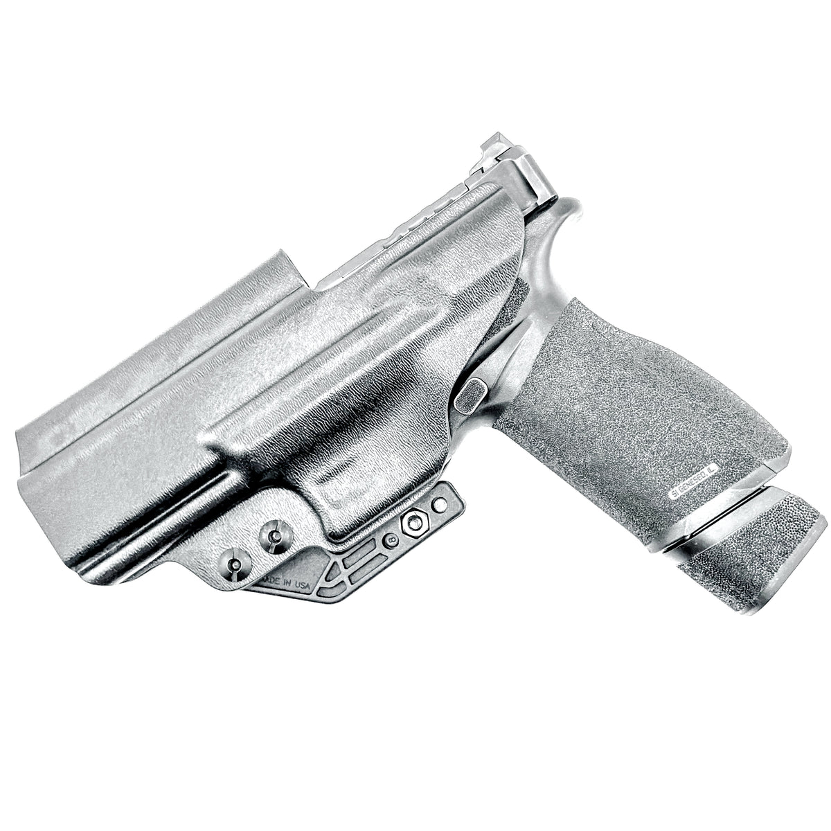 For the best Kydex IWB Inside Waistband Holster for the Springfield Armory Echelon shop Four Brothers 4BROS Holsters. Fits most Red Dot Sights. Made in USA