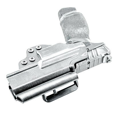 For the best Kydex OWB Inside Waistband Holster for the Springfield Armory Echelon shop Four Brothers 4BROS Holsters. Fits most Red Dot Sights. Made in USA