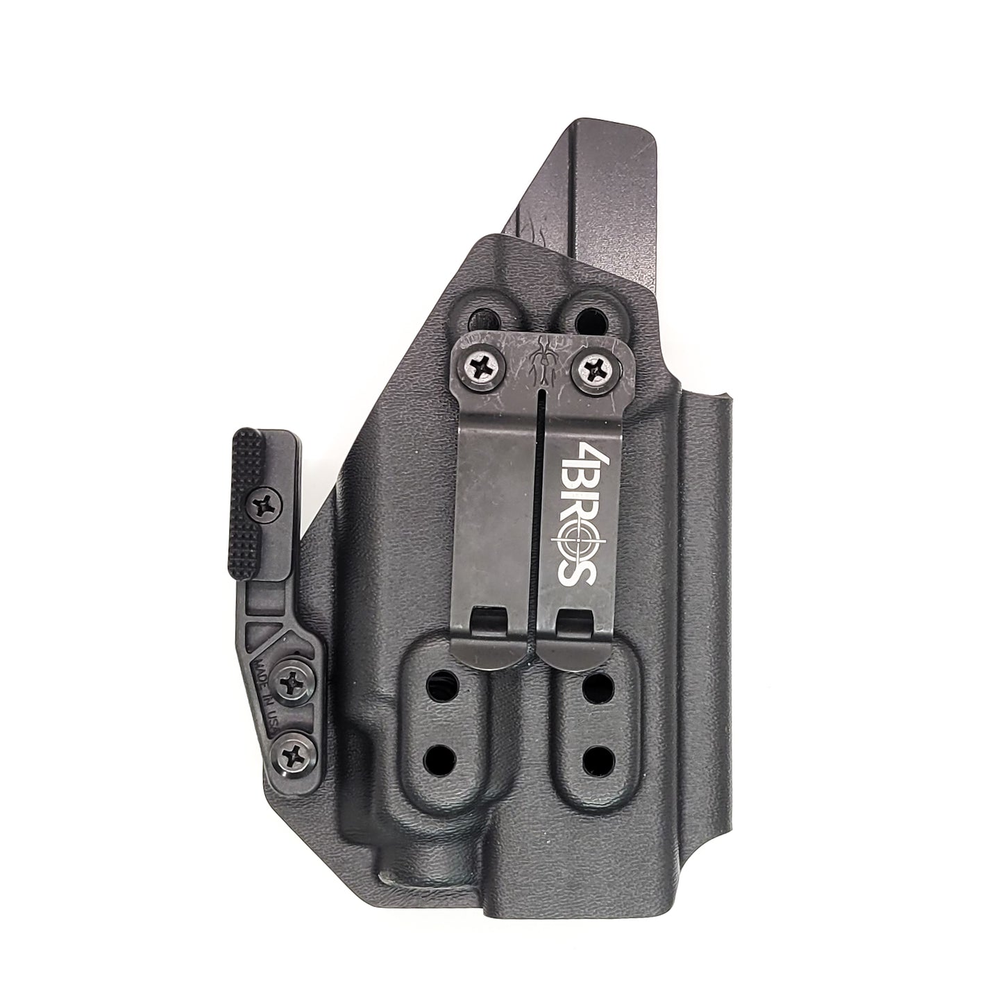 For the best IWB Kydex Inside Waistband Holster for the Springfield Hellcat Pro & Streamlight TLR-8 Sub or TLR-8 Sub G, shop Four Brothers 4BROS Holsters.  