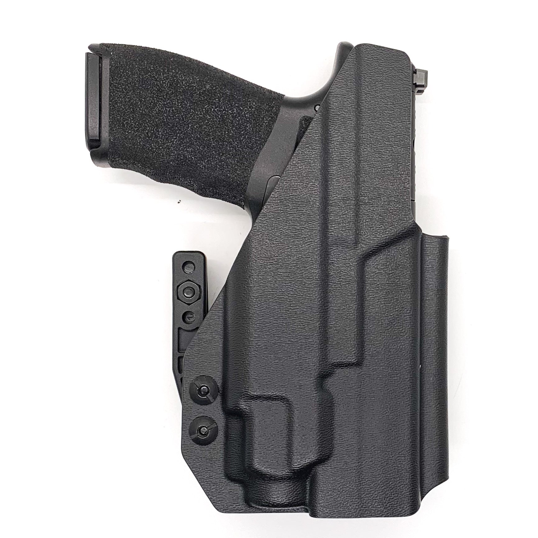 For the best IWB Kydex Inside Waistband Holster for the Springfield Hellcat Pro & Streamlight TLR-8 Sub or TLR-8 Sub G, shop Four Brothers 4BROS Holsters.  