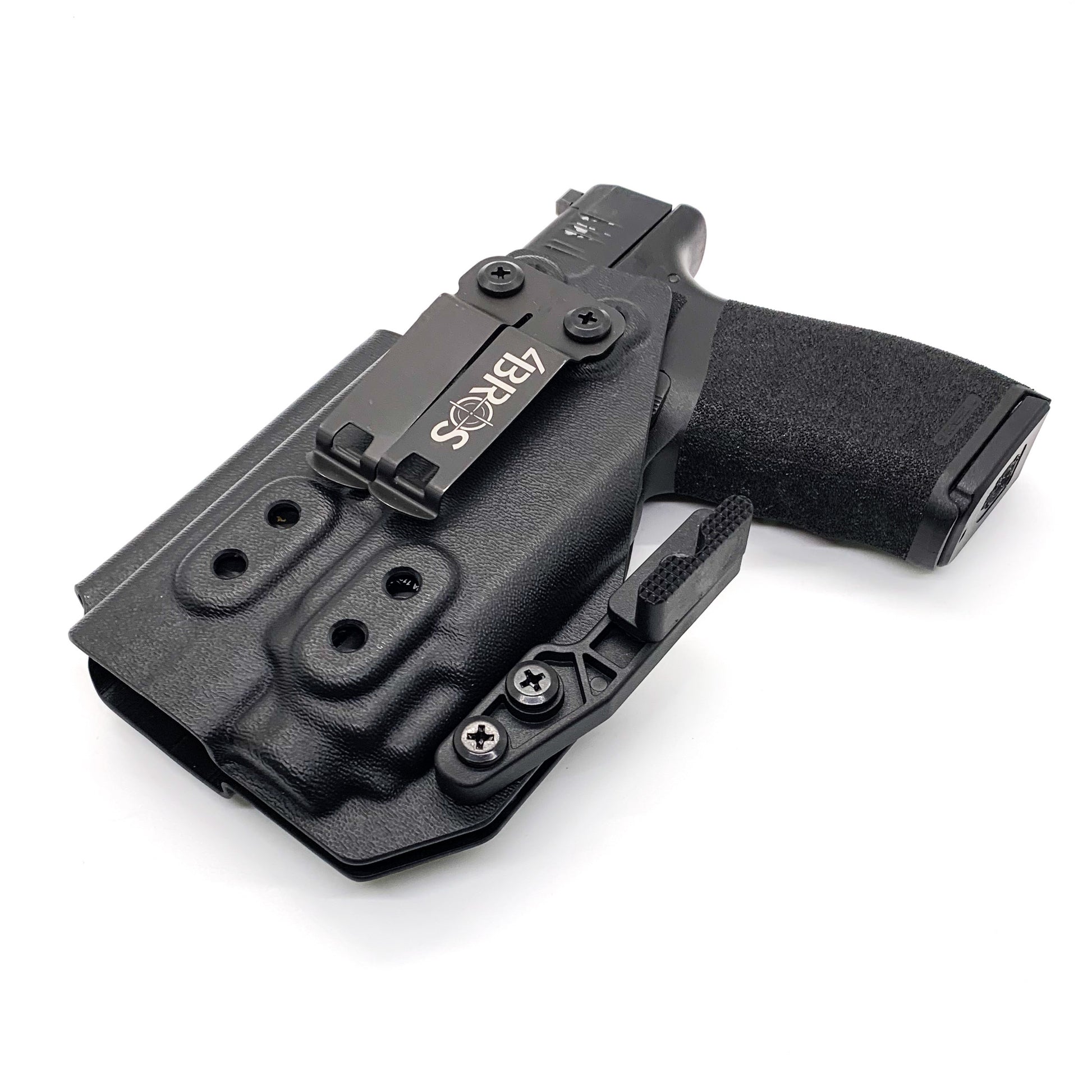 For the best IWB Kydex Inside Waistband Holster for the Springfield Hellcat Pro & Streamlight TLR-8 Sub or TLR-8 Sub G, shop Four Brothers 4BROS Holsters.  