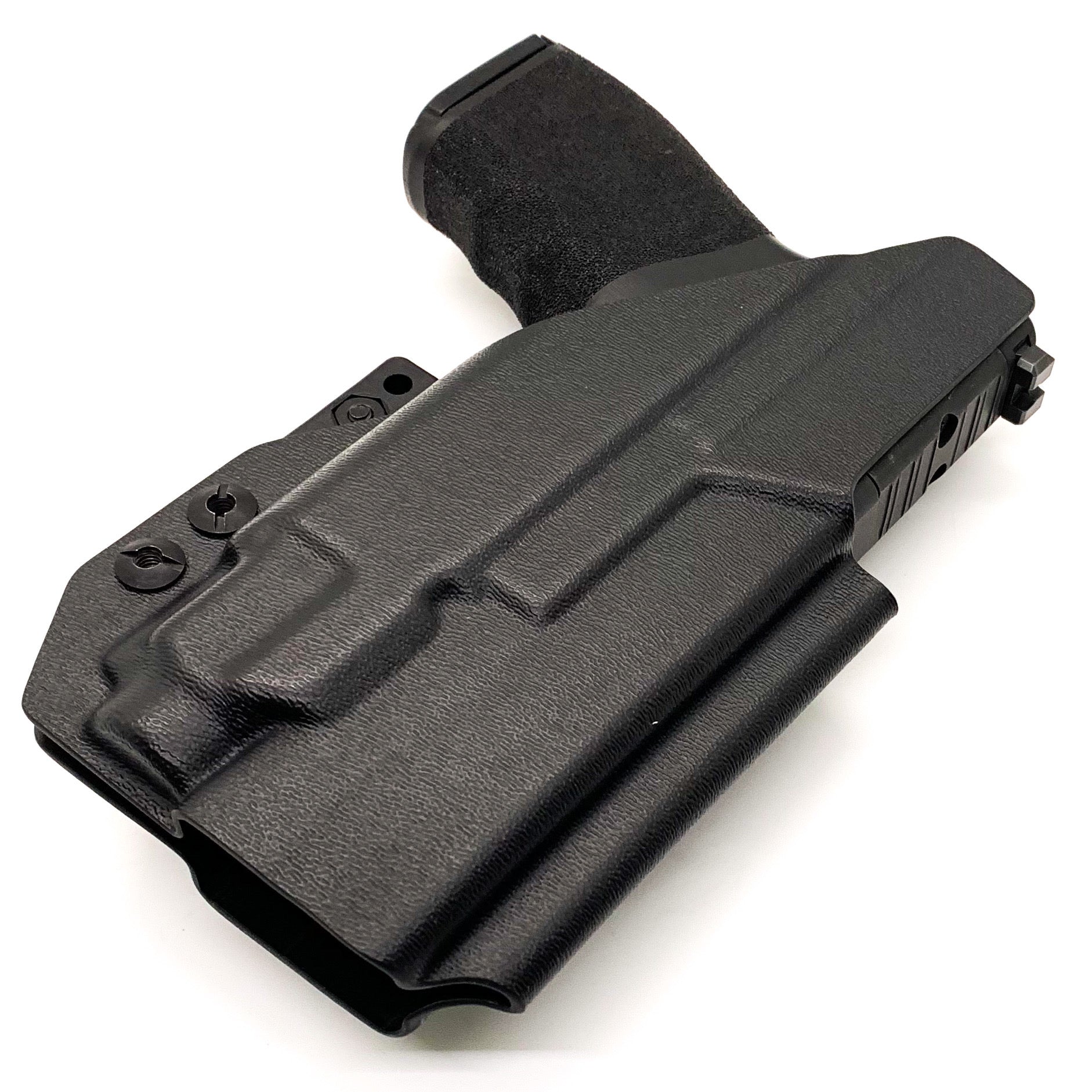 For the best IWB Kydex Inside Waistband Holster for the Springfield Hellcat Pro & Streamlight TLR-8 Sub or TLR-8 Sub G, shop Four Brothers 4BROS Holsters.  