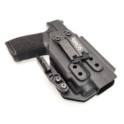 For the best IWB Kydex Inside Waistband Holster for the Springfield Hellcat Pro & Streamlight TLR-8 Sub or TLR-8 Sub G, shop Four Brothers 4BROS Holsters.  