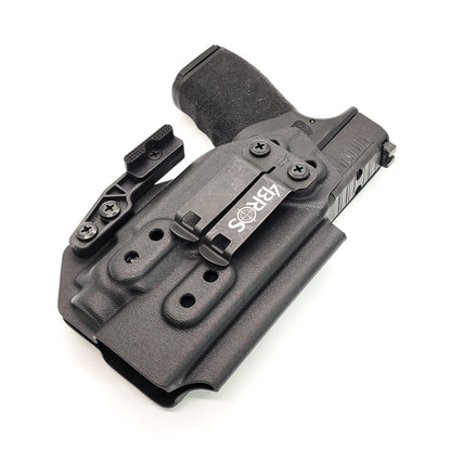 For the best IWB Kydex Inside Waistband Holster for the Springfield Hellcat Pro & Streamlight TLR-8 Sub or TLR-8 Sub G, shop Four Brothers 4BROS Holsters.  