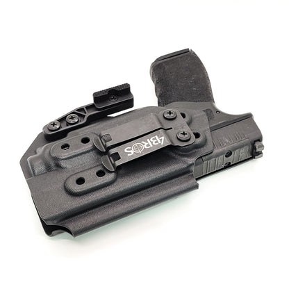 For the best IWB Kydex Inside Waistband Holster for the Springfield Hellcat Pro & Streamlight TLR-8 Sub or TLR-8 Sub G, shop Four Brothers 4BROS Holsters.  