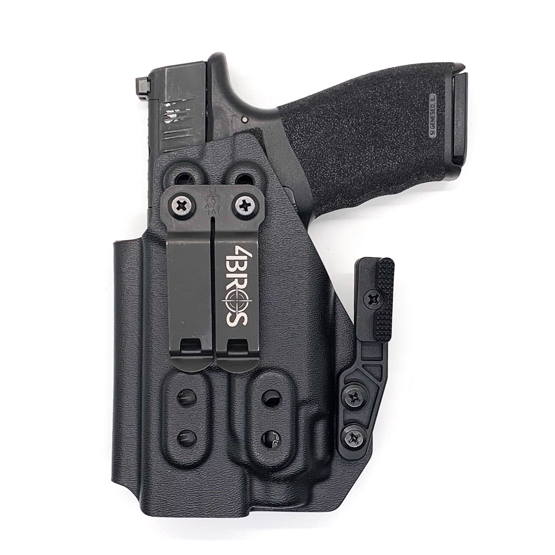 For the best IWB Kydex Inside Waistband Holster for the Springfield Hellcat Pro & Streamlight TLR-8 Sub or TLR-8 Sub G, shop Four Brothers 4BROS Holsters.  