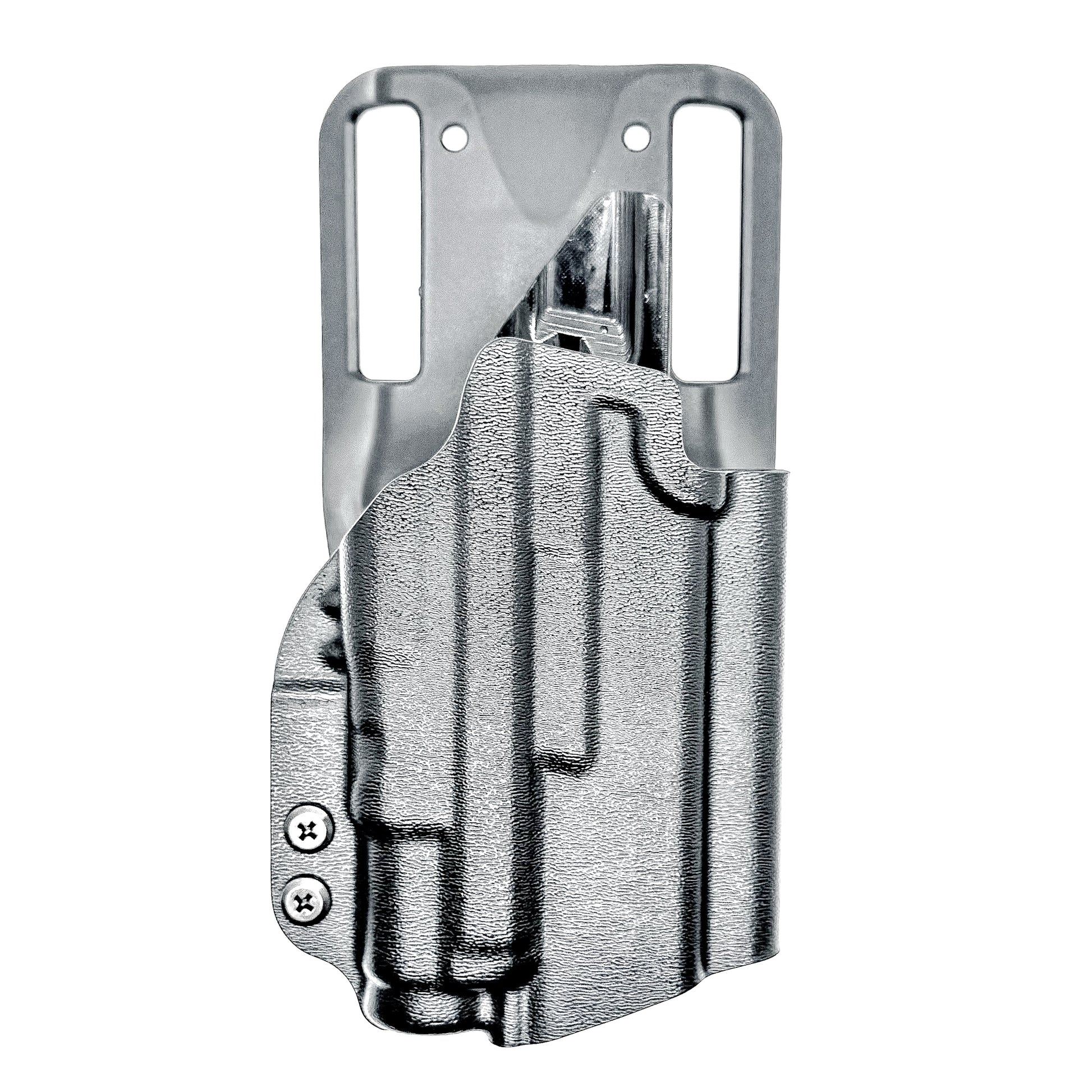 For the best Outside the Waistband Light Duty & Competition Kydex Holster for the Springfield Hellcat Pro with SureFire XC3 Sub shop Four Brothers Holsters.