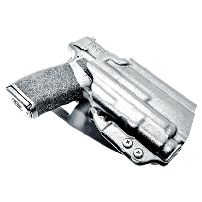 For the best Outside the Waistband Light Duty & Competition Kydex Holster for the Springfield Hellcat Pro with SureFire XC3 Sub shop Four Brothers Holsters.