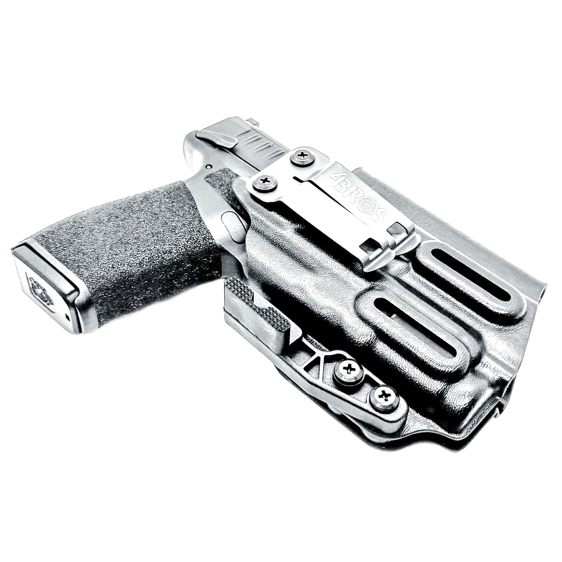 For the best IWB Kydex Inside the Waistband Holster for the Springfield Armory Hellcat Pro with SureFire XC3 Sub shop Four Brothers Holsters.