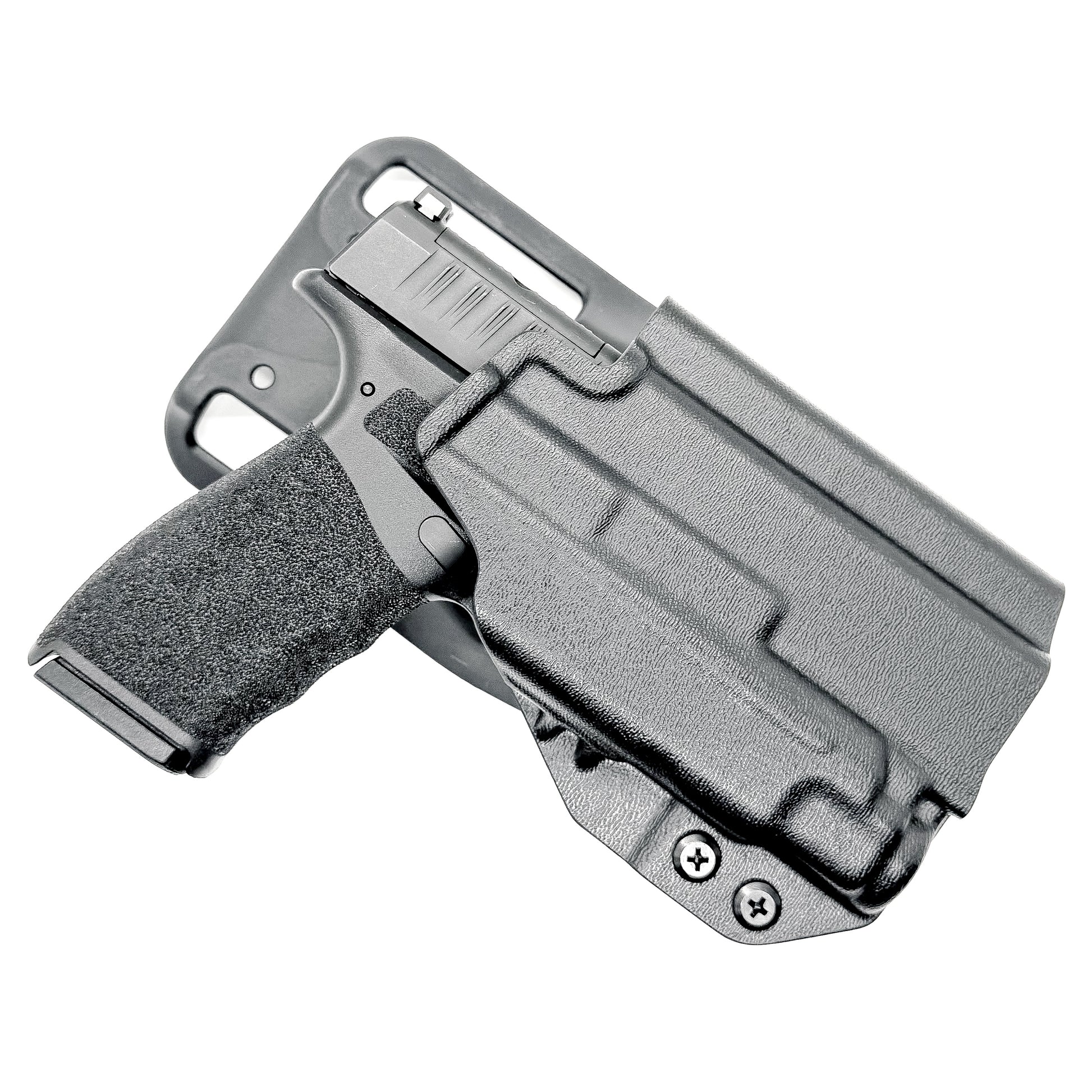 For the best, Outside Waistband OWB Springfield Hellcat Pro & Streamlight TLR-7 HL-X, X & A Duty & Competition Style Kydex Holster, shop Four Brothers Holsters