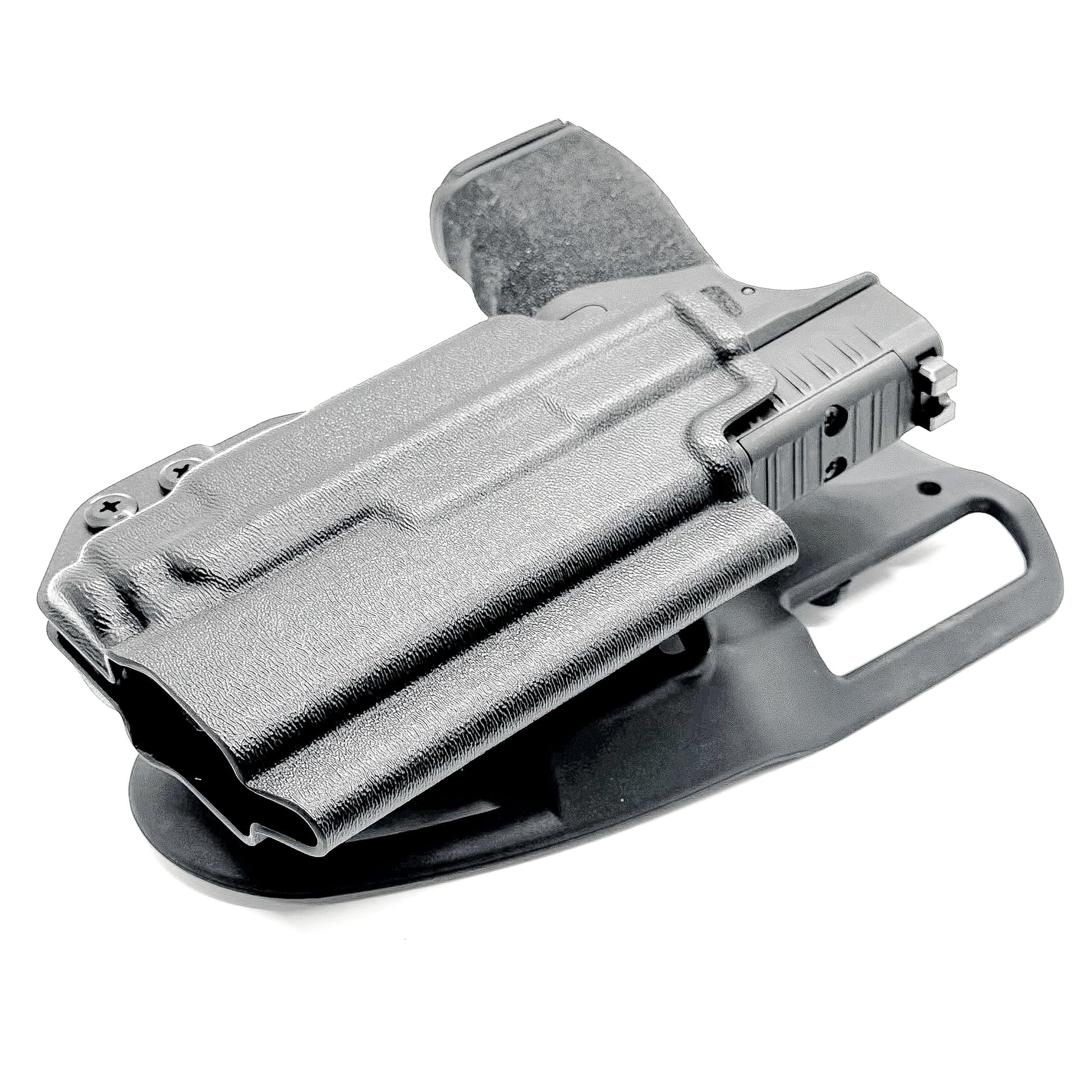 For the best, Outside Waistband OWB Springfield Hellcat Pro & Streamlight TLR-7 HL-X, X & A Duty & Competition Style Kydex Holster, shop Four Brothers Holsters