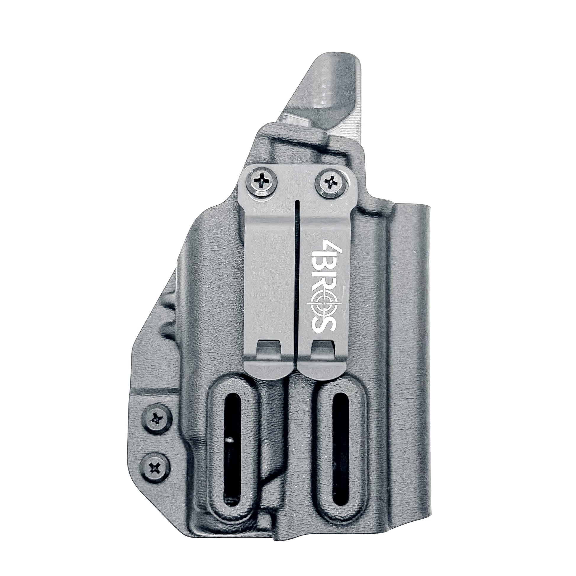 For the best IWB Kydex Inside Waistband Holster for the Springfield Hellcat Pro pistol with the Streamlight TLR-7 Sub 1913 shop Four Brothers 4BROS Holsters.