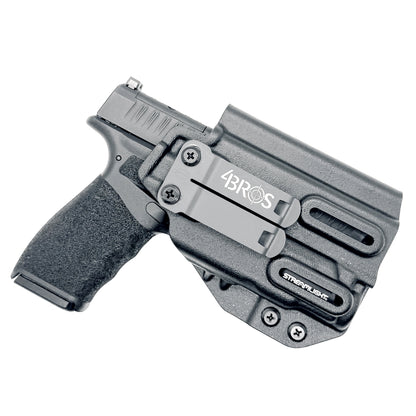 For the best IWB Kydex Inside Waistband Holster for the Springfield Hellcat Pro pistol with the Streamlight TLR-7 Sub 1913 shop Four Brothers 4BROS Holsters.