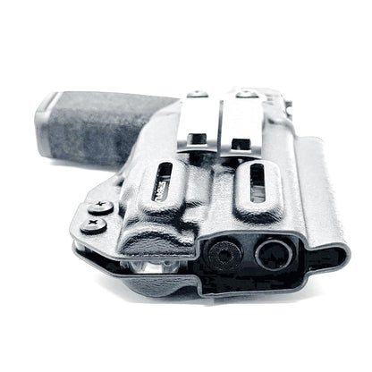 For the best IWB Kydex Inside Waistband Holster for the Springfield Hellcat Pro pistol with the Streamlight TLR-7 Sub 1913 shop Four Brothers 4BROS Holsters.
