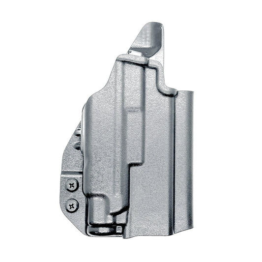 Black OWB Holster for the Springfield Armory Hellcat Pro with the Streamlight TLR-7 Sub Light shown with the 4BROS 1.5" Belt Slide.