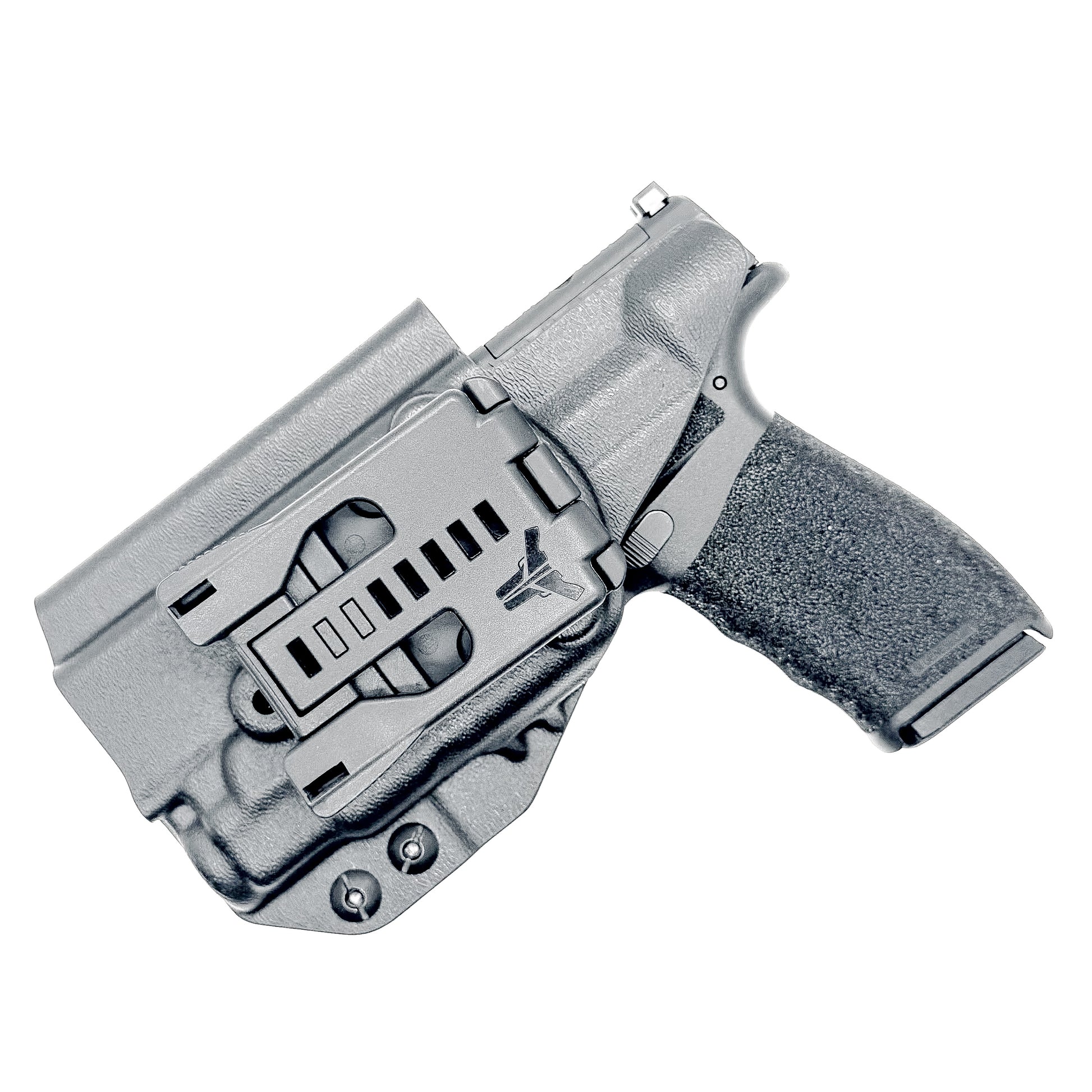 For the best Outside Waistband OWB Holster for the Springfield Hellcat Pro pistol with the Streamlight TLR-7 Sub 1913 version, shop Four Brothers Holsters.