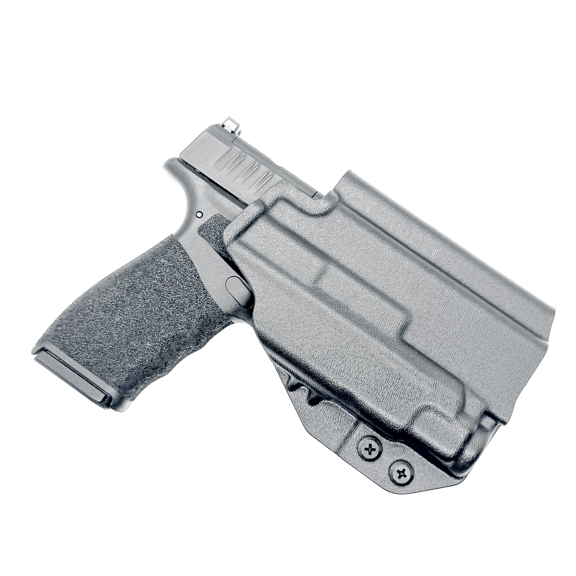 For the best Outside Waistband OWB Holster for the Springfield Hellcat Pro pistol with the Streamlight TLR-7 Sub 1913 version, shop Four Brothers Holsters.