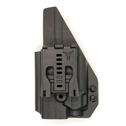 For the best Outside Waistband OWB Holster for the Springfield Hellcat Pro pistol with the Streamlight TLR-8 Sub 1913 light, shop Four Brothers 4BROS Holsters. 