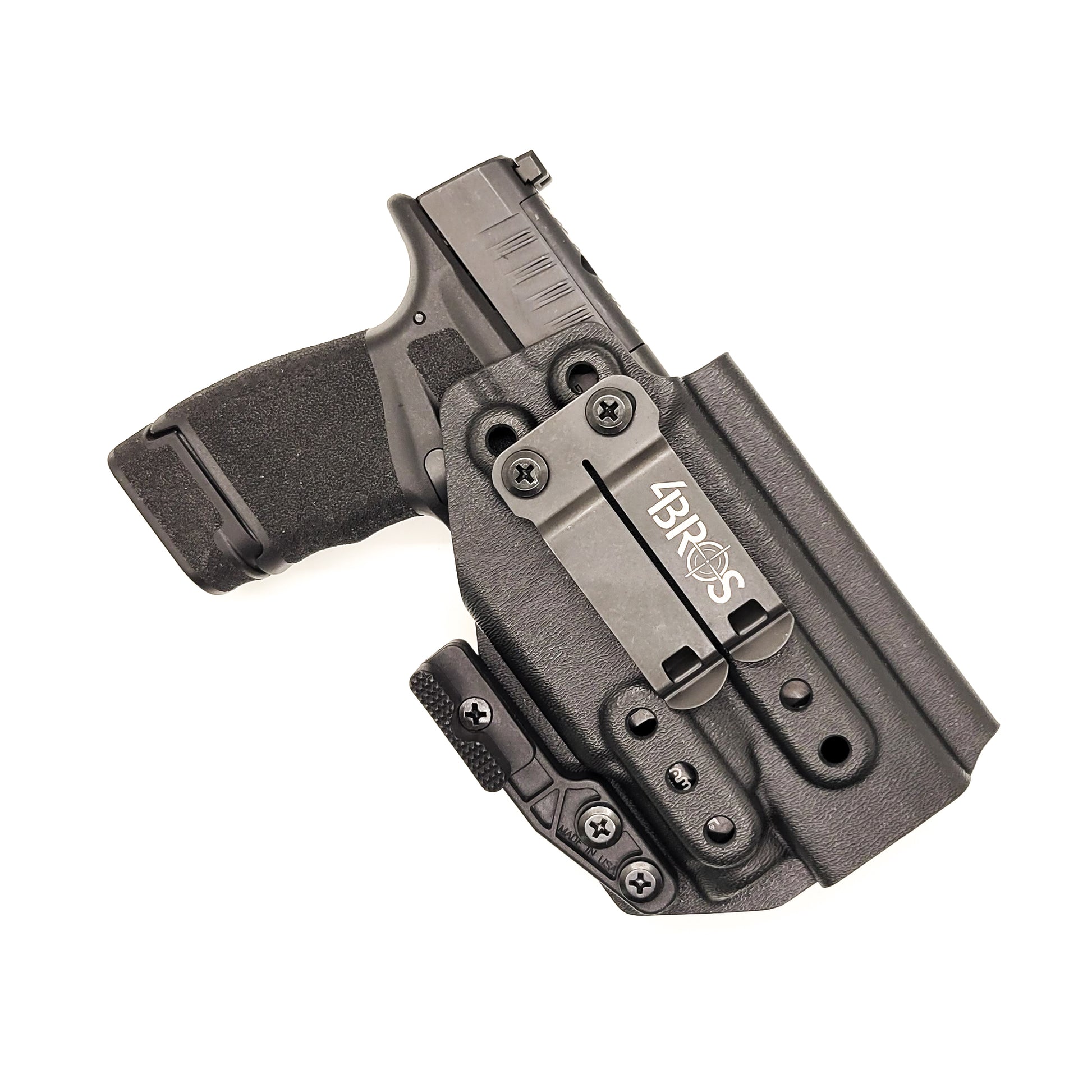 For the best IWB Kydex Inside Waistband Holster for the Springfield Armory Hellcat pistol with the Streamlight TLR-7 Sub shop Four Brothers 4BROS Holsters.
