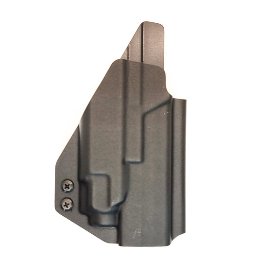 For the best Outside Waistband OWB Holster for the Springfield Hellcat Micro Compact or Hellcat RDP pistol & Streamlight TLR-8 Sub, shop Four Brothers Holsters.