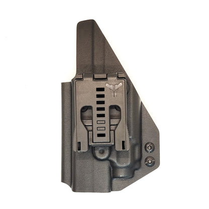 For the best Outside Waistband OWB Holster for the Springfield Hellcat Micro Compact or Hellcat RDP pistol & Streamlight TLR-8 Sub, shop Four Brothers Holsters.