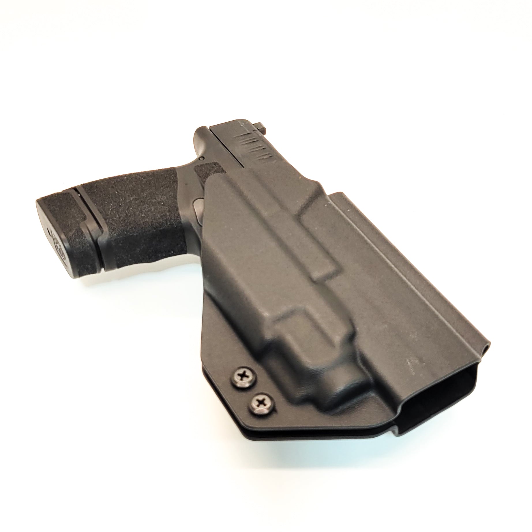For the best Outside Waistband OWB Holster for the Springfield Hellcat Micro Compact or Hellcat RDP pistol & Streamlight TLR-8 Sub, shop Four Brothers Holsters.