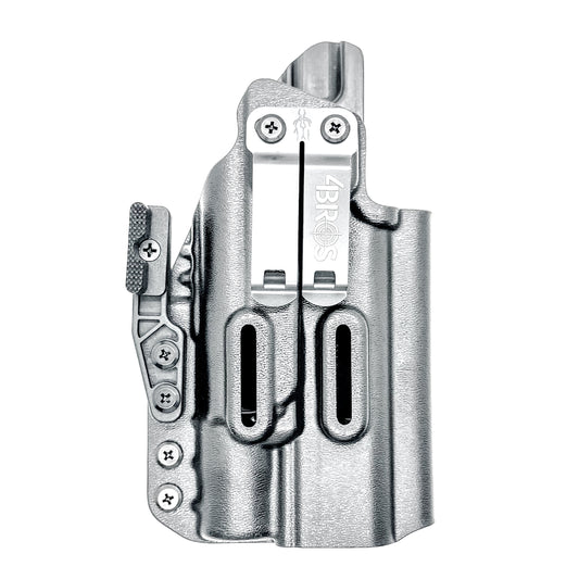 For the best IWB Kydex Inside Waistband Holster for the Springfield Armory Prodigy 5" & Surefire X300 with adjustable retention, shop 4 Bros Holsters.