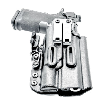 For the best IWB Kydex Inside Waistband Holster for the Springfield Armory Prodigy 5" & Surefire X300 with adjustable retention, shop 4 Bros Holsters.