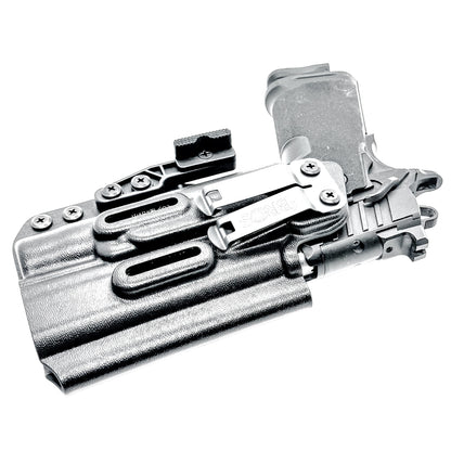 For the best IWB Kydex Inside Waistband Holster for the Springfield Armory Prodigy 5" & Surefire X300 with adjustable retention, shop 4 Bros Holsters.