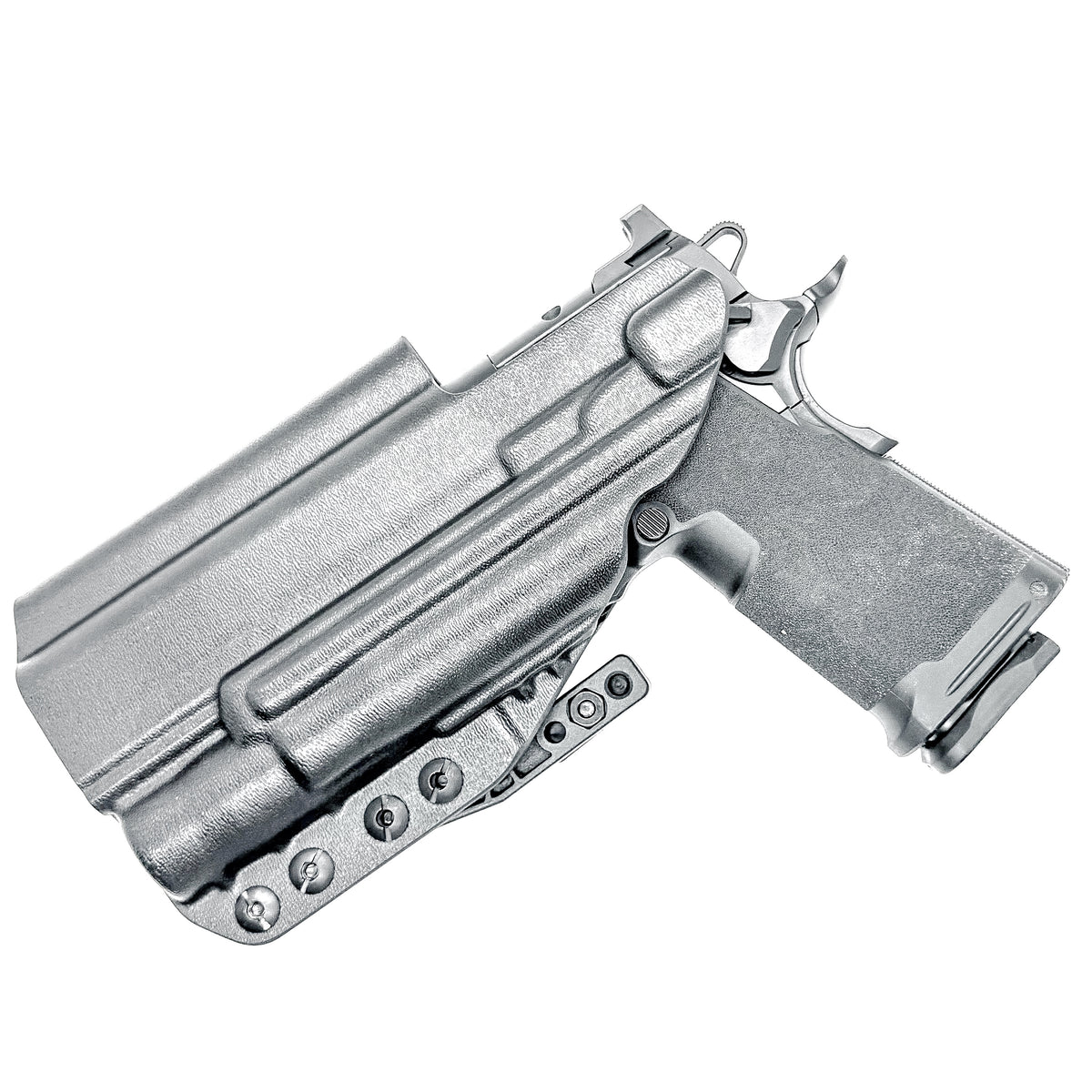 For the best IWB Kydex Inside Waistband Holster for the Springfield Armory Prodigy 5" & Surefire X300 with adjustable retention, shop 4 Bros Holsters.
