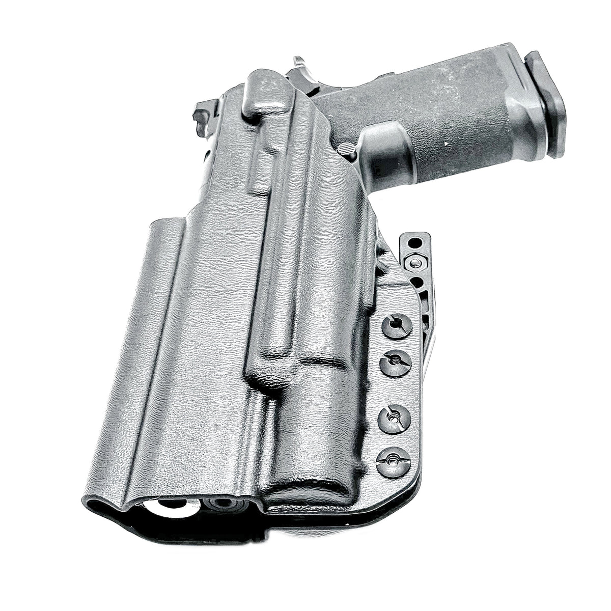 For the best IWB Kydex Inside Waistband Holster for the Springfield Armory Prodigy 5" & Surefire X300 with adjustable retention, shop 4 Bros Holsters.