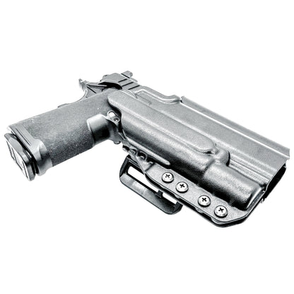 Shop 4Bros for the best Springfield Armory 1911 DS Prodigy and Surefire X300 Outside Waistband OWB Holster. Adjustable retention, optics-ready, .093" Kydex