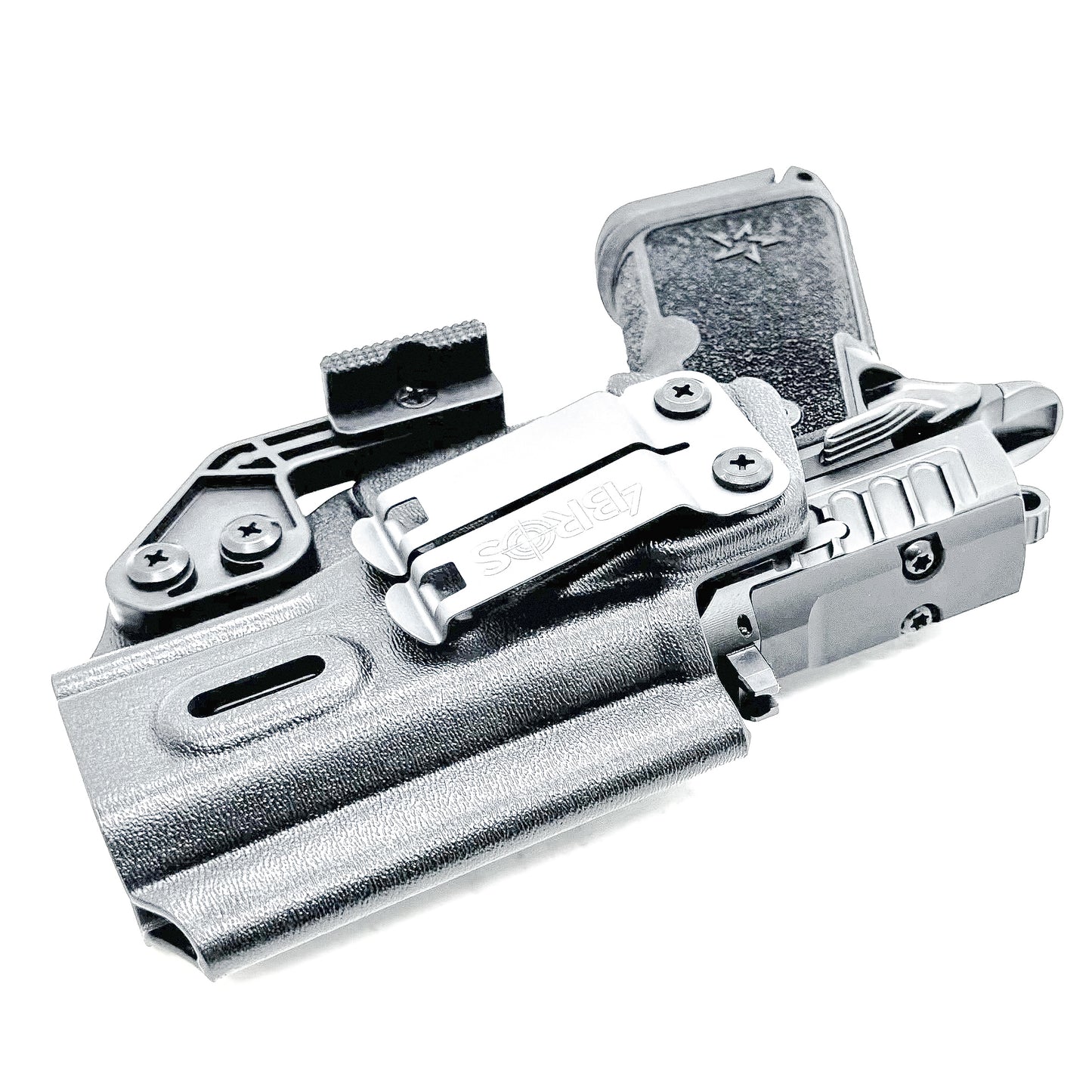 Precision-fit IWB inside the waistband holster for the Staccato HD C3.6 from Four Brothers. Slim, secure, and adjustable for optimal comfort and concealment.