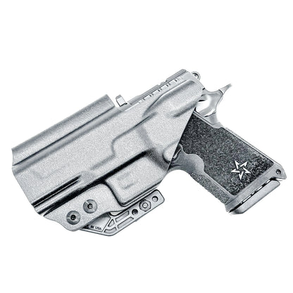 Precision-fit IWB inside the waistband holster for the Staccato HD C3.6 from Four Brothers. Slim, secure, and adjustable for optimal comfort and concealment.