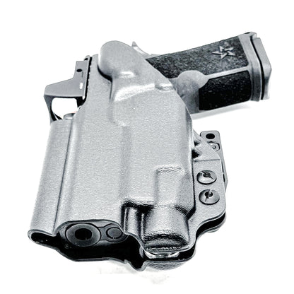 Precision-fit IWB inside the waistband holster for the Staccato HD C3.6 and Streamlight TLR-7 HL-X from Four Brothers. Designed for comfort and concealment.