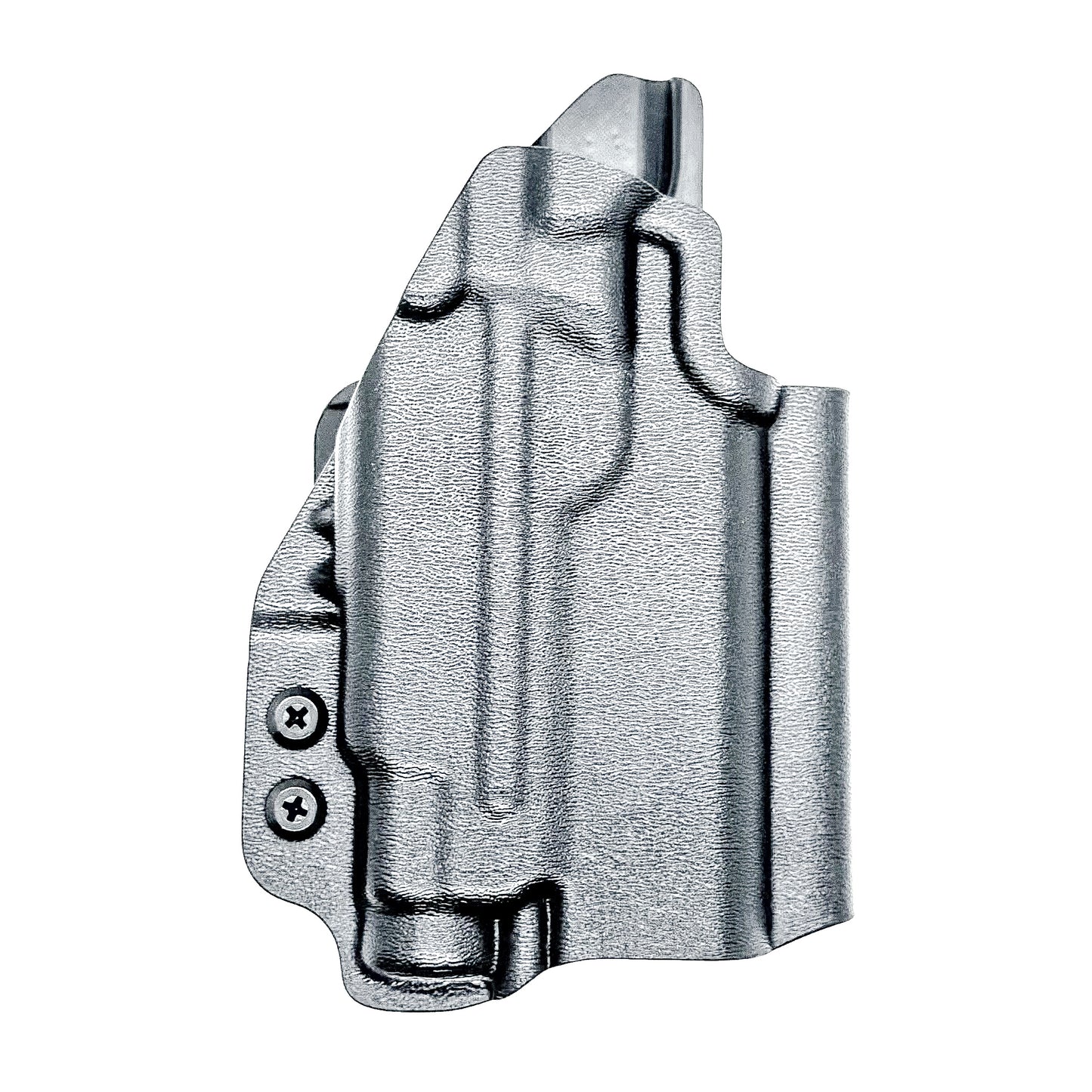 Precision-fit OWB outside waistband holster for the Staccato HD C3.6 and Streamlight 1913 TLR-7 Sub from Four Brothers. Designed for comfort & concealment.