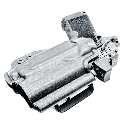 Precision-fit OWB outside waistband holster for the Staccato HD C3.6 and Streamlight 1913 TLR-7 Sub from Four Brothers. Designed for comfort & concealment.