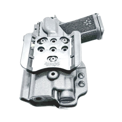 Precision-fit OWB outside waistband holster for the Staccato HD C3.6 and Streamlight 1913 TLR-7 Sub from Four Brothers. Designed for comfort & concealment.