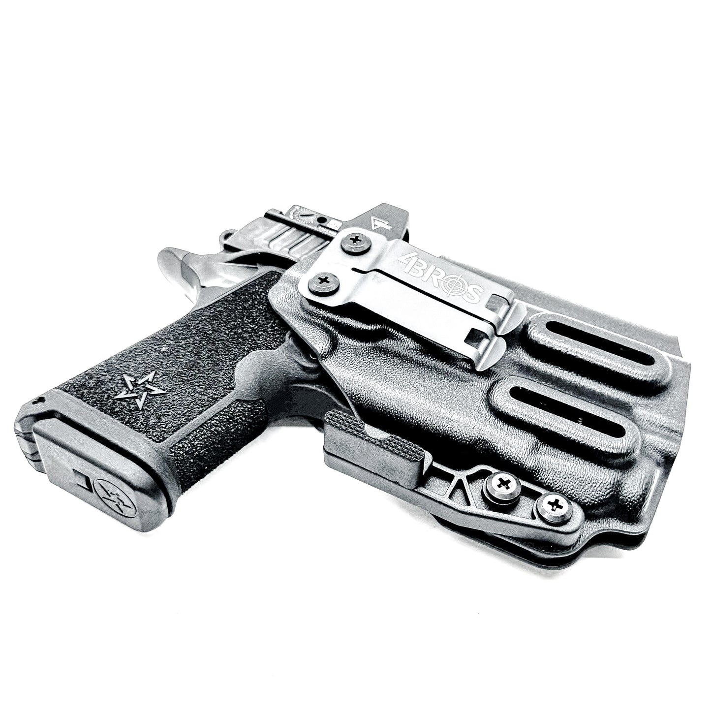 Precision-fit IWB inside the waistband holster for the Staccato HD C3.6 and Streamlight TLR-7 X from Four Brothers