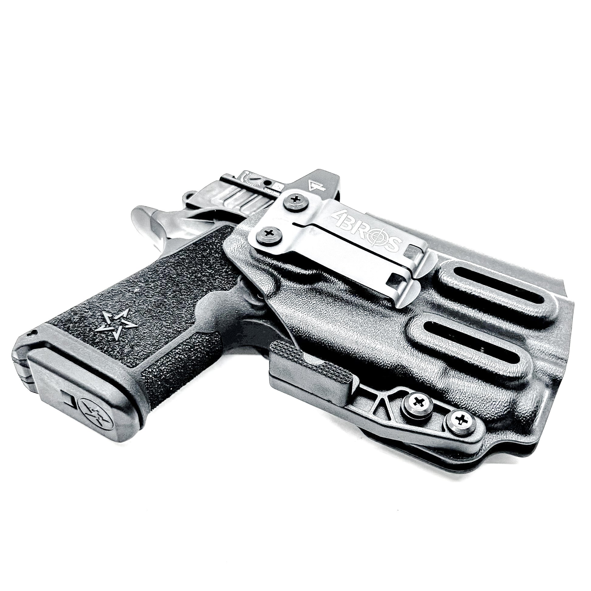 Precision-fit IWB inside the waistband holster for the Staccato HD C3.6 and Streamlight TLR-7 X from Four Brothers