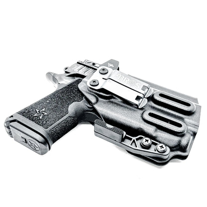 Precision-fit IWB inside the waistband holster for the Staccato HD C3.6 and Streamlight TLR-7 X from Four Brothers
