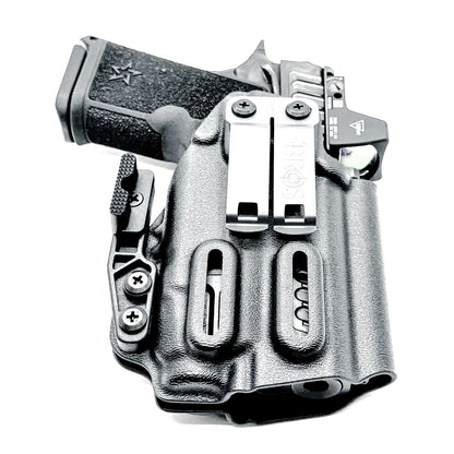 Precision-fit IWB inside the waistband holster for the Staccato HD C3.6 and Streamlight TLR-7 X from Four Brothers
