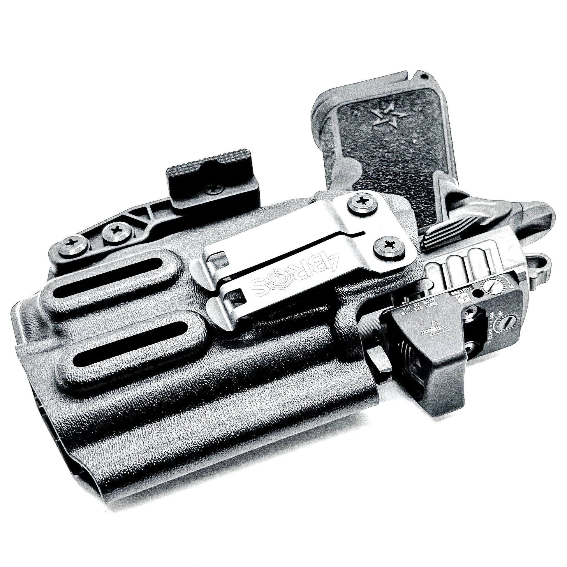 Precision-fit IWB inside the waistband holster for the Staccato HD C3.6 and Streamlight TLR-7 X from Four Brothers
