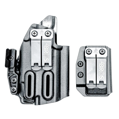 Inside Waistband (IWB) holster for Staccato HD C3.6 with Streamlight TLR-7 X and 9MM mag carrier