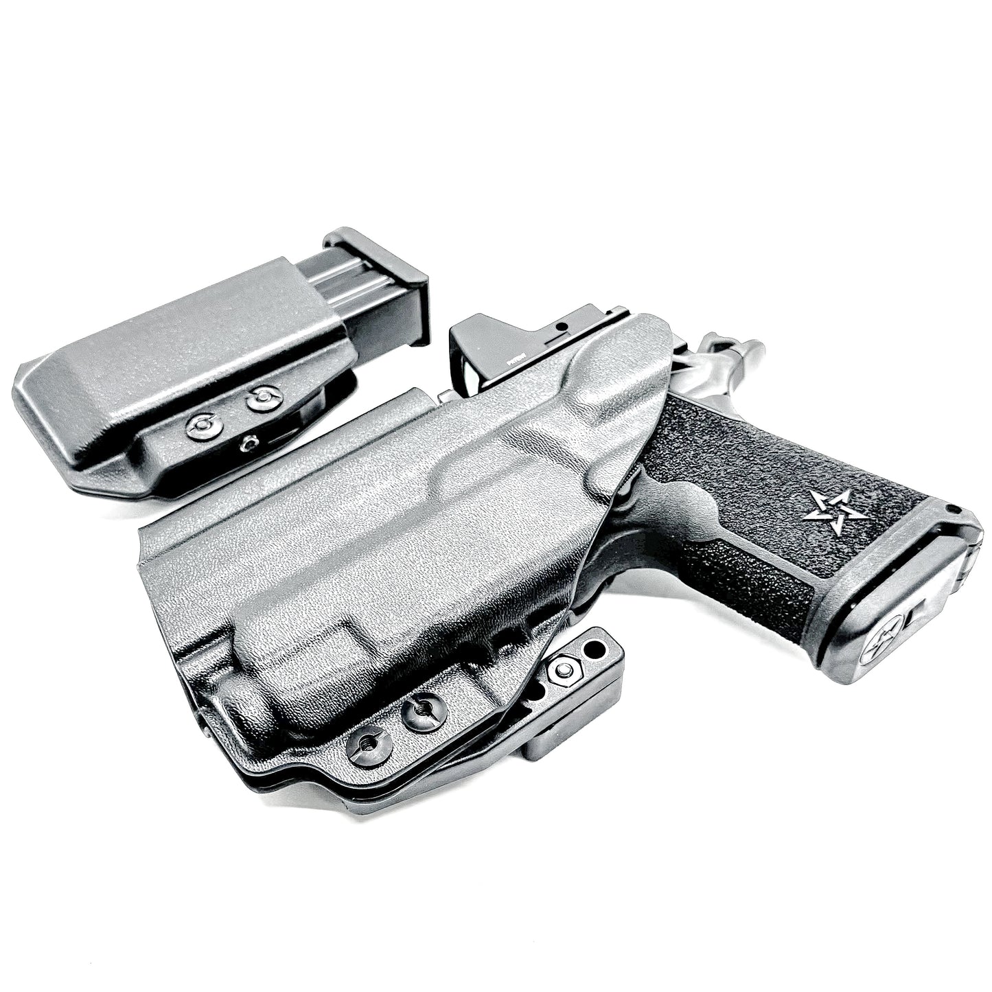 Inside Waistband (IWB) holster for Staccato HD C3.6 with Streamlight TLR-7 X and 9MM mag carrier