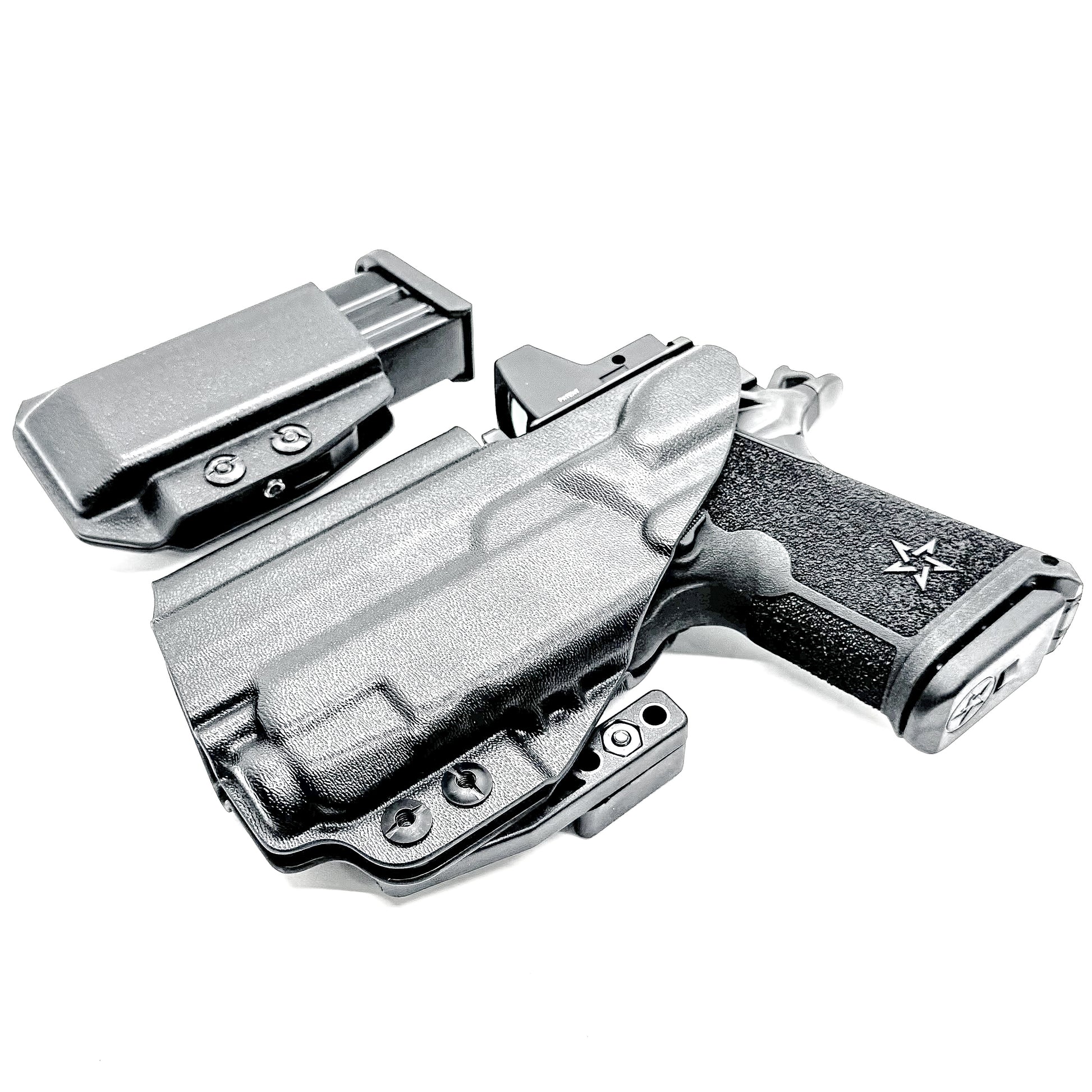 Inside Waistband (IWB) holster for Staccato HD C3.6 with Streamlight TLR-7 X and 9MM mag carrier