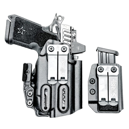 Inside Waistband (IWB) holster for Staccato HD C3.6 with Streamlight TLR-7 X and 9MM mag carrier